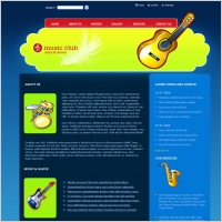 Music Club Template