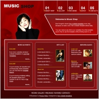 Music Shop Template
