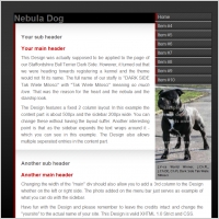 Nebula Dog Template