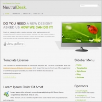 Neutral Desk Template