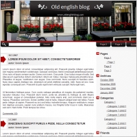 Old english blog Template