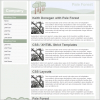 Pale Forest Template