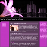 Purple Beauty Template