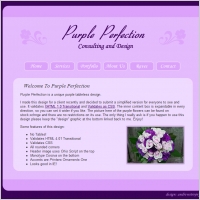 Purple Perfection Template