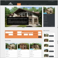 real estate november free joomla template
