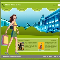 Red Tag Diva Template