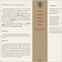 Ribbon Template