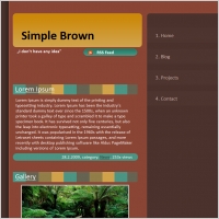 Simple Brown Template