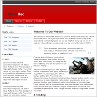 Sleek Red Template