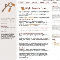 Slight Amnesia v1.0 Template