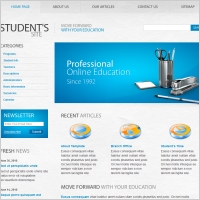 Students Site Template