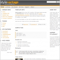 Style vantage 1.0 Template