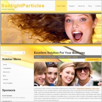 Sunlight Particles Template