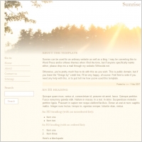 Sunrise Template