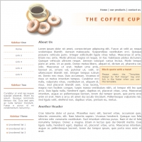The Coffee Cup Template