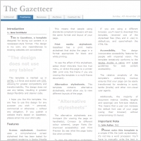 The Gazetteer Template