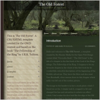 The Old Forest Template