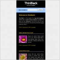 thin black