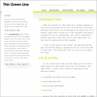 Thin Green Line Template