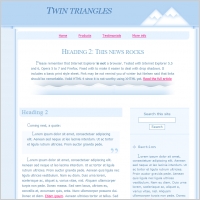 Twin Triangles Template