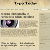 Typo Today Template