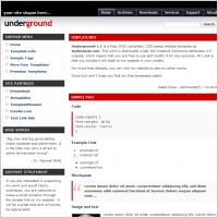 Under ground 1.1 Template