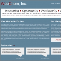Web Chem Inc. Template