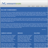 Web design info Template