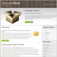 Wooden Block Template