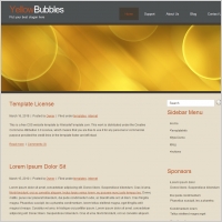 YellowBubbles Template