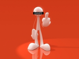 Censored Wallpaper Abstract 3D