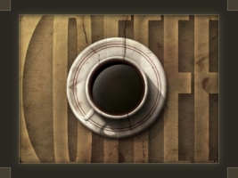 Cup of Coffee Wallpaper Abstract 3D