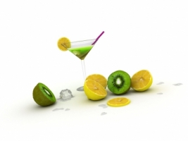 Desktop cocktail Wallpaper Abstract 3D