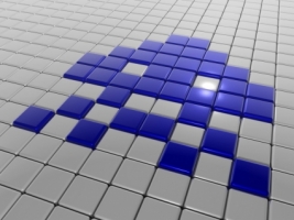 Invader Wallpaper 3D Models 3D