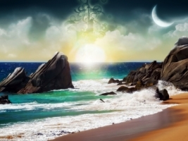 Reaching for the Stars Wallpaper Landscape Nature