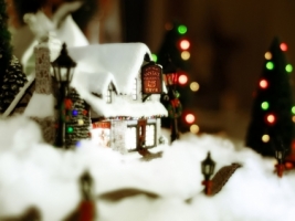 Santa Workshop Wallpaper Christmas Holidays