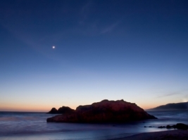 Sea solitude Wallpaper Beaches Nature