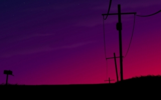 Spring Vector Sunset Wallpaper Vector 3D