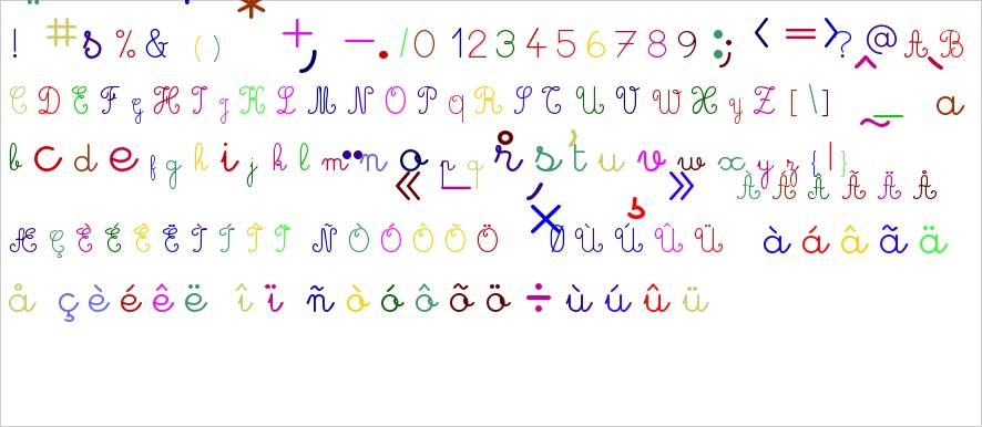 Cursive free Font in ttf format for free download 93.19KB