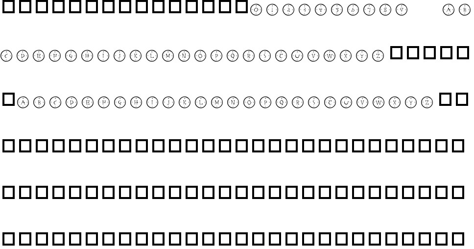 101! Clock Face free Font in ttf format for free download 19.17KB