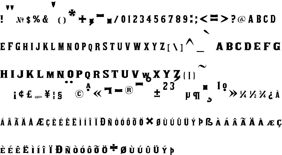 Akaposse Free Font In Ttf Format For Free Download 51 21kb
