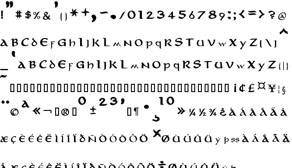 Aniron free Font in ttf format for free download 174.34KB