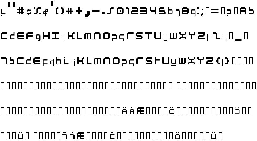 Benzin font