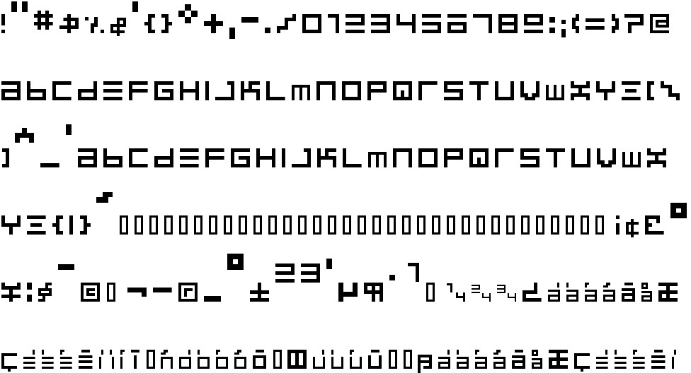 Bin free Font in ttf format for free download 44.48KB