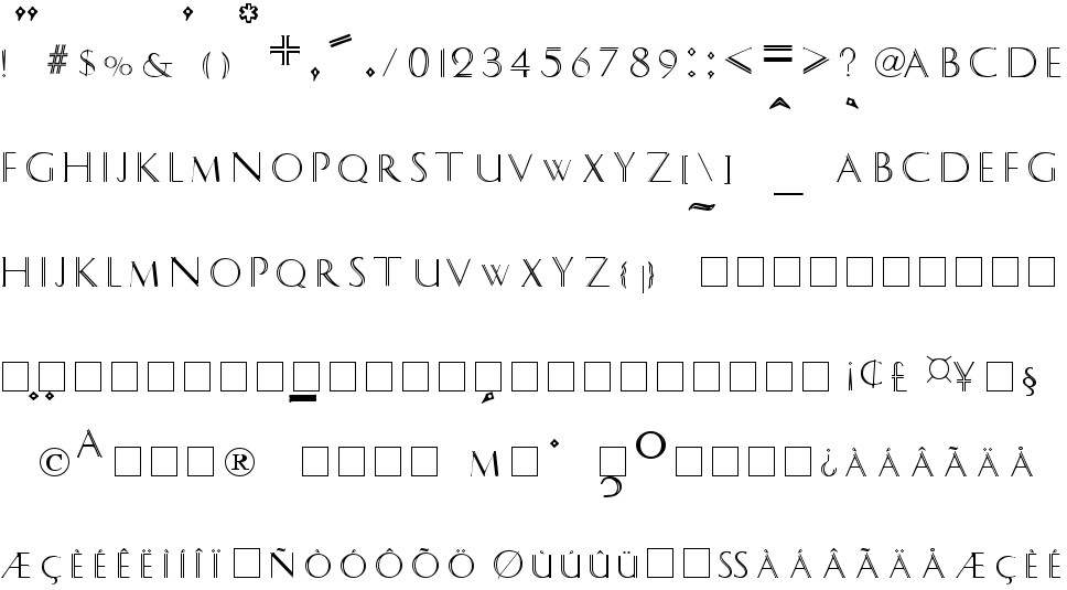 Caesar free Font in ttf format for free download 25.99KB