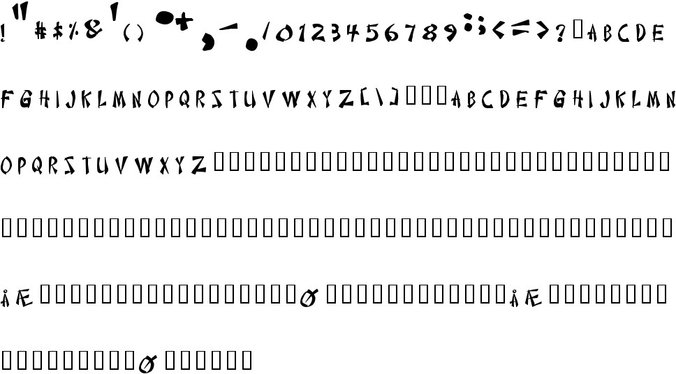 Chinese Takeaway free Font in ttf format for free download 13.72KB
