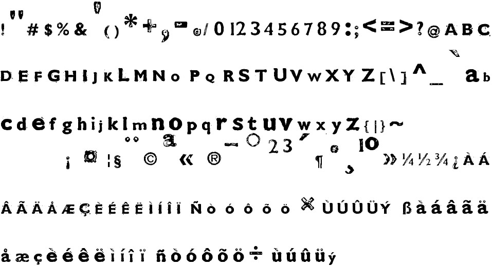 Cm Destroy Free Font In Ttf Format For Free Download 118 98kb