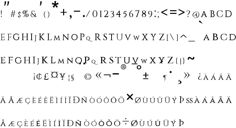 Constantine free Font in ttf format for free download 116.68KB