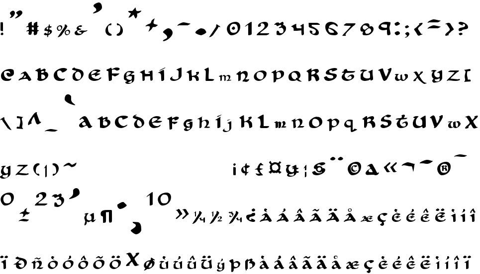 Cry Uncial Free Font In Ttf Format For Free Download 113 71kb