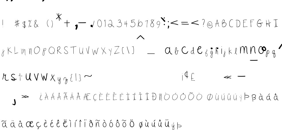 Djb C Lyle Run Free Font In Ttf Format For Free Download 101 95kb